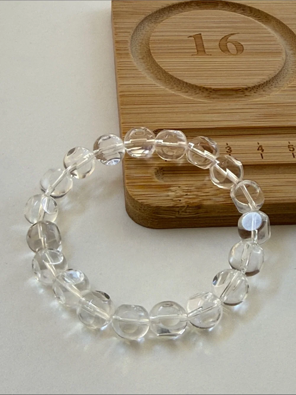 Clear Quartz bead bracelet